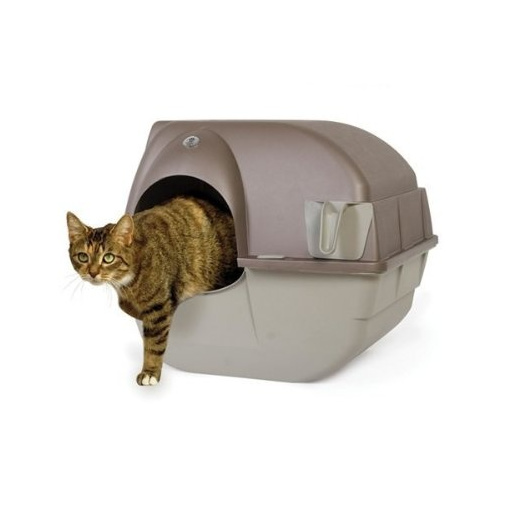 roll over cat litter box