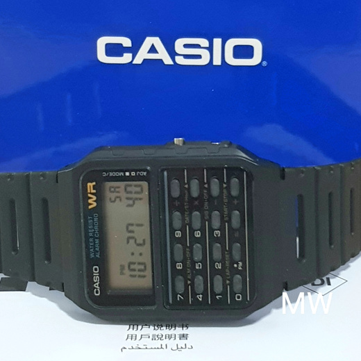 Qoo10 Casio Ca 53w 1z Ca53w 53w Digital Calculator Retro Vintage Rubber Watc Watches