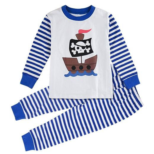 Qoo10 Boys Striped Pajamas Child Pirate Sleepwear Kids Winter Long Sleeve Py Kids Fashion