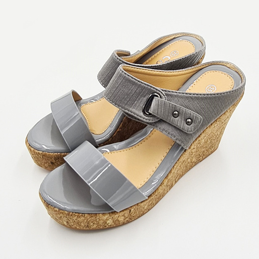 ladies cork wedges