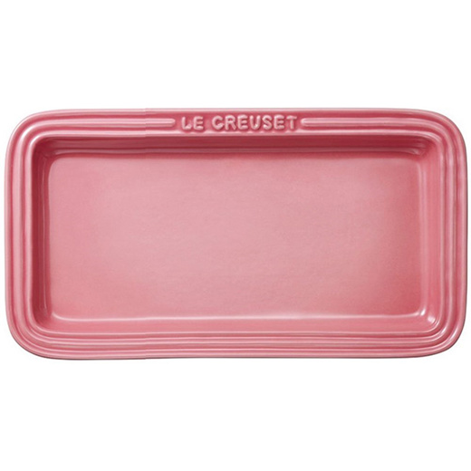 Qoo10 Le Creuset Rectangular Plate Lc Dish 14 X 25 5 Cm Rose Quartz 910037 0 Furniture Deco