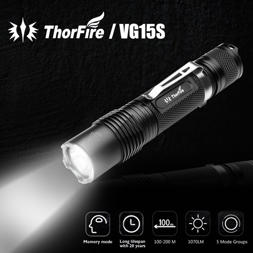 thor fire flashlight