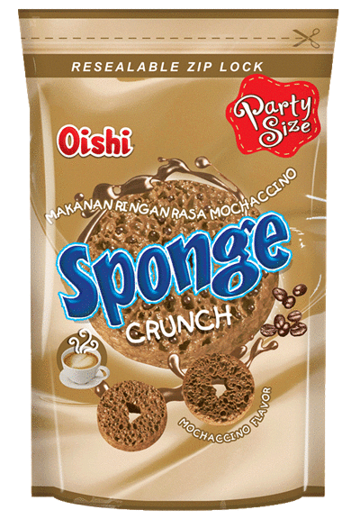 Qoo10 - Oishi Sponge Crunch Rasa Mocachino 120g : Groceries