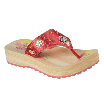 skechers sandals kids brown