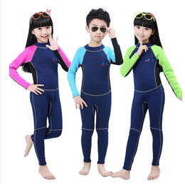 children fast selling neoprene thermal swimsuit