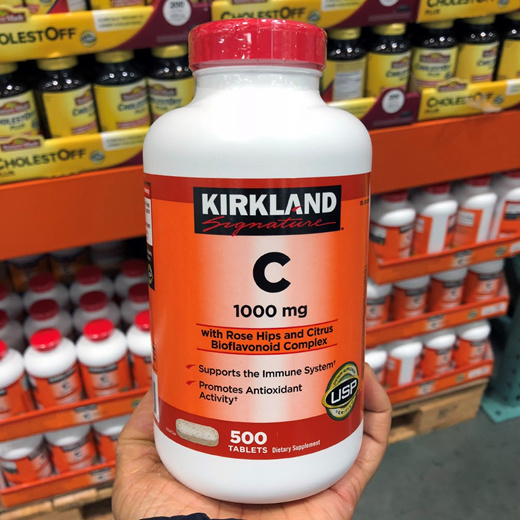 Qoo10 Kirkland Signature Vitamin C 1000mg 500 Tablets Health Medical