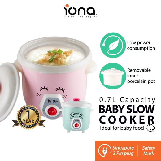 IONA GLSC07B Baby Slow Cooker 