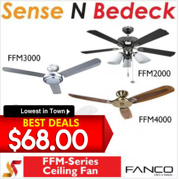 Fancofanco Ceiling Fan Ffm2000 Ffm3000 Ffm4000 Ffm6000 Light Kits Remote Led Bulb Best Price