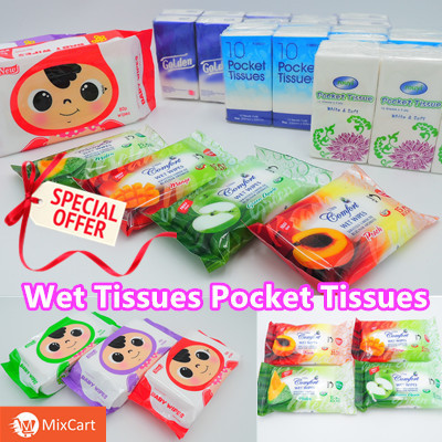 pocket wet wipes