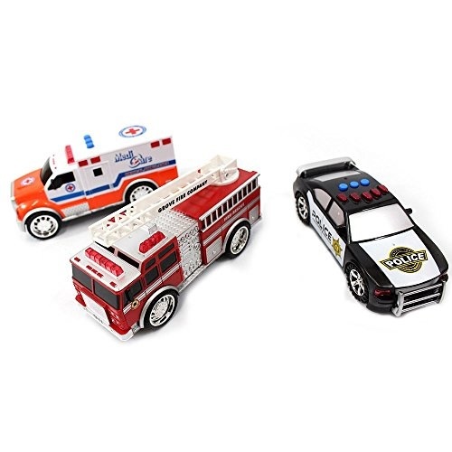 fire truck ambulance police car toys