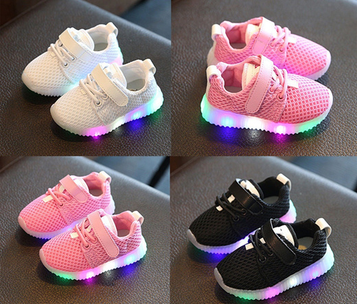 baby light up trainers