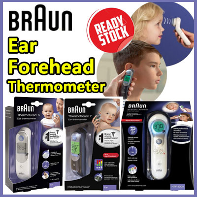 braun ear and forehead thermometer