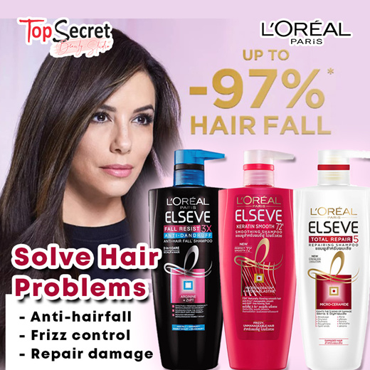 Qoo10 - Loreal Paris Elseve Shampoo, Anti Hair Loss, Anti Dandruff