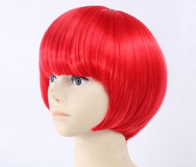 red male wig