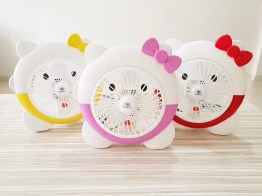 Qoo10 Hello Kitty Fan Desk Fan Cute Character Box Fan Sof