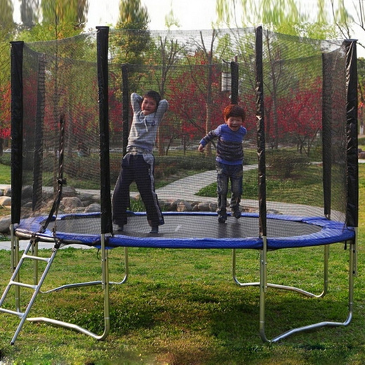 Qoo10 12ft 4 Arch 8 Pole Round Trampoline Enclosure Net Fence Penggantian Sa Maternity Bayi