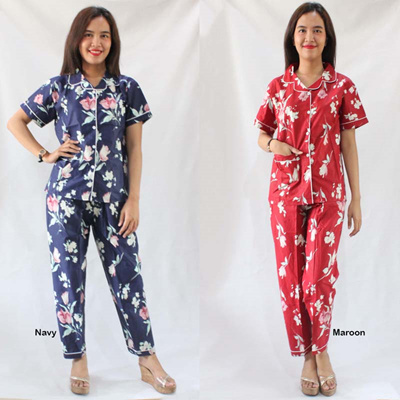 Qoo10 PIYAMA KATUN JEPANG Aily Setelan Baju Tidur 