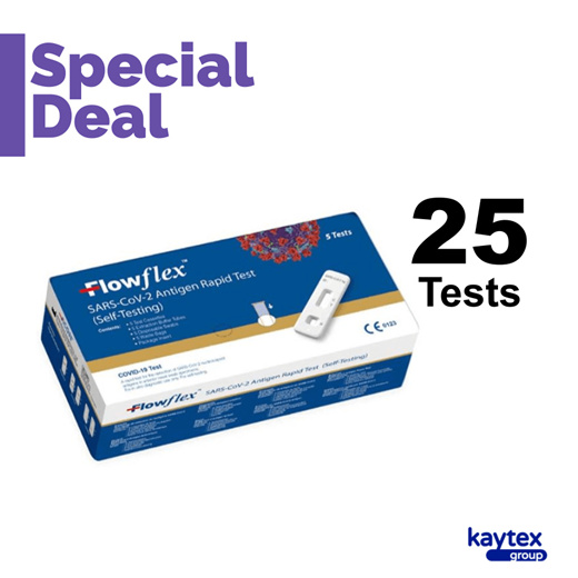 Qoo10 (25 Tests) Flowflex ART Test Kit Personal Care & Medical Supplies