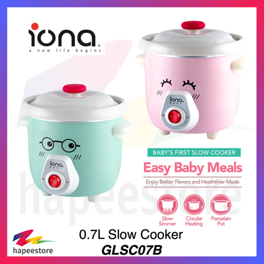 IONA GLSC07B Baby Slow Cooker 