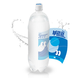 무라벨 부르르 제로 사이다 1.5L X 12P (0칼로리)