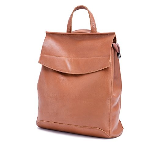 small leather backpack purse