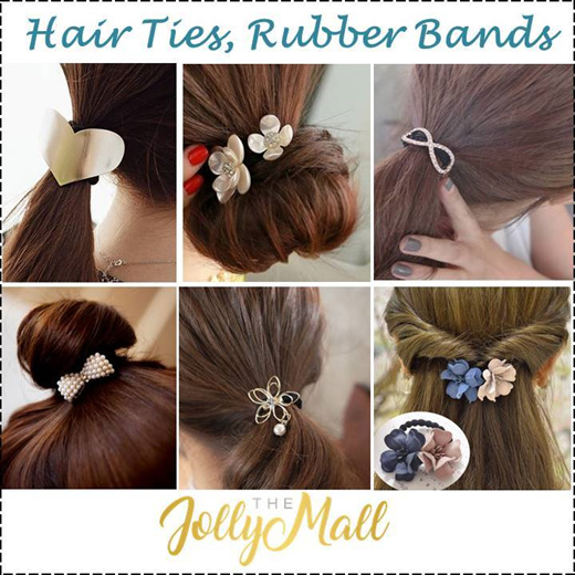 hair bands and clips