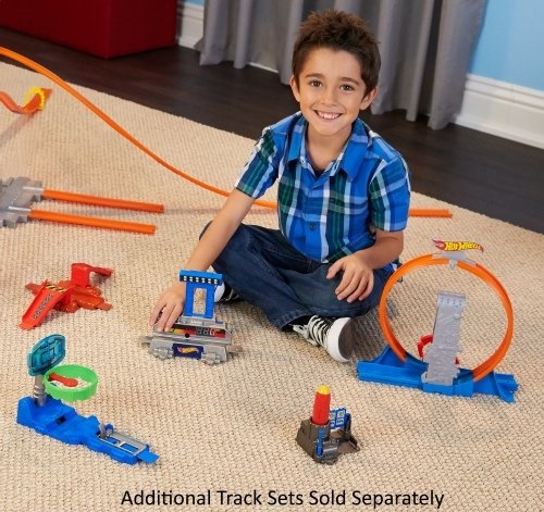 hot wheels track builder digital speedometer