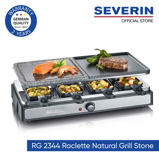 paling staart Weiland Qoo10 - Severin RG 2344 Natural Stone Raclette Grill with Interchangable  Crpe ... : Home Electronics