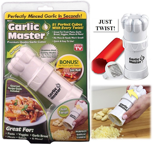 Qoo10 - Garlic Master Cutter Cubes Durable Kitchen Cooking [Local Seller]  [Fas : Kitchen & Dining