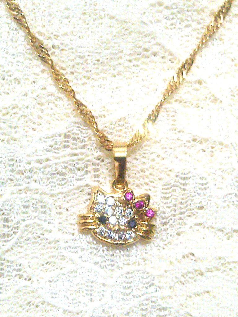 Gambar Kalung Emas  Hello Kitty Terkini Banget