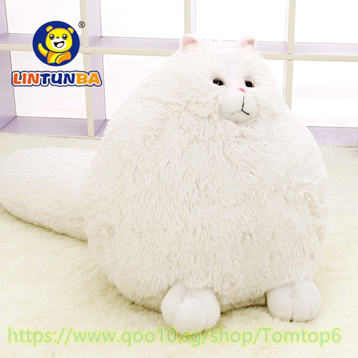 Plush Fluffy Persian Cat Toys Pembroke Pillow Soft Stuffed Cat Animal Toys Baby 