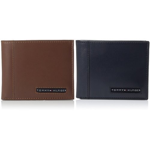 tommy hilfiger cambridge leather wallet