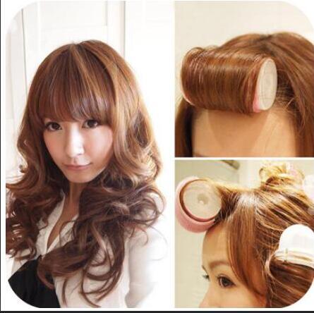 Korea Air Bang Self Adhesive Artifact Fringe Hair Curler Hair Rollers Do Not Hurt The Sea Curls Flow
