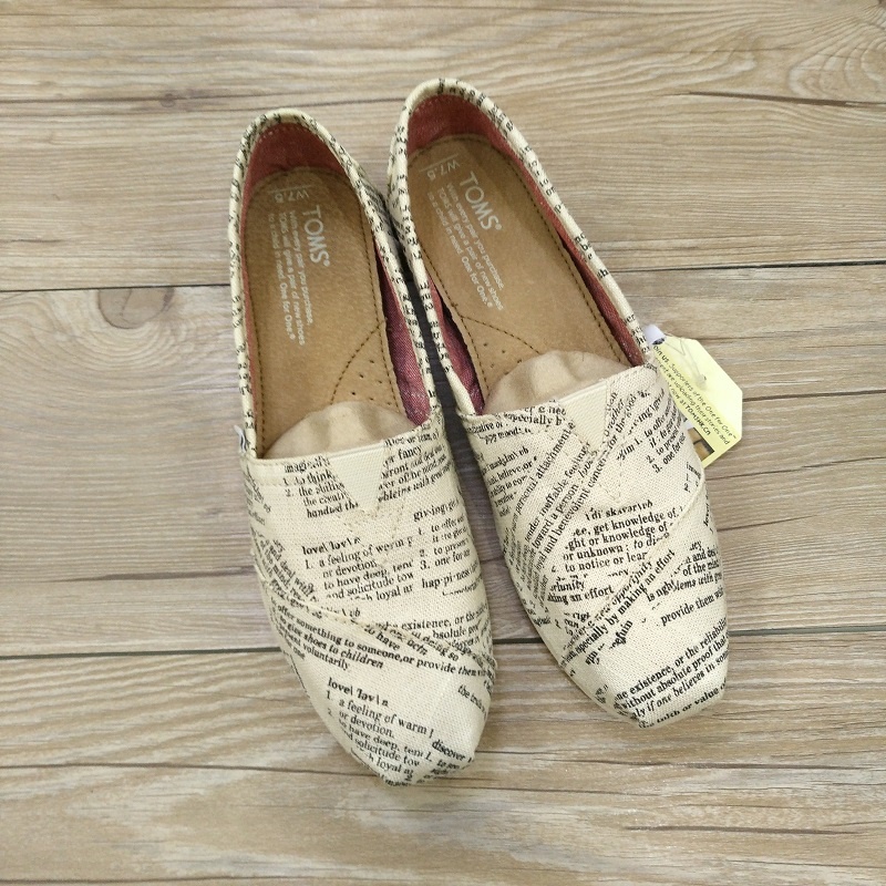 toms beige flats