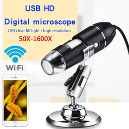 1600X USB 8 LED Digital Microscope Handheld Portable Digital USB Magnifier Electronic HD Microscope