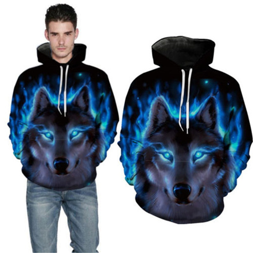 wolf hoodies for men