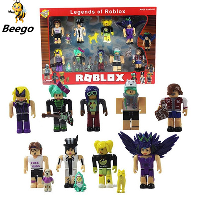 New 7set 75cm Cartoon Pvc Roblox Figma Oyuncak Action Figure Toys With Weapons Kids Party Gift Boys - shopping comics roblox or funko action figures toy