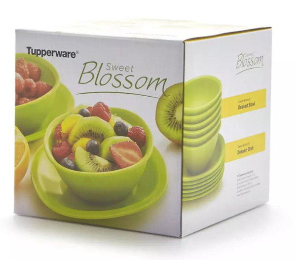 Buy Sweet Blossom Tupperware Dessert Set Deals For Only Rp249 500 Instead Of Rp249 500