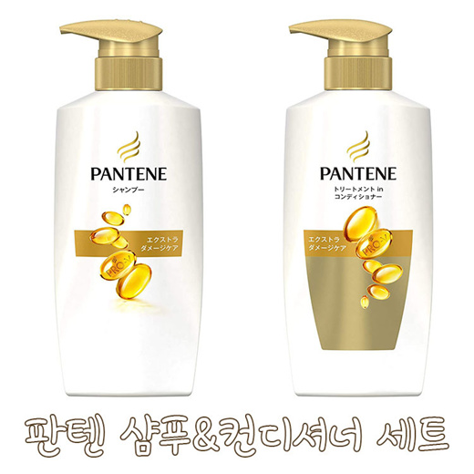 Qoo10 - PANTENE Panten Extra Damage Care Shampoo + Conditioner Set