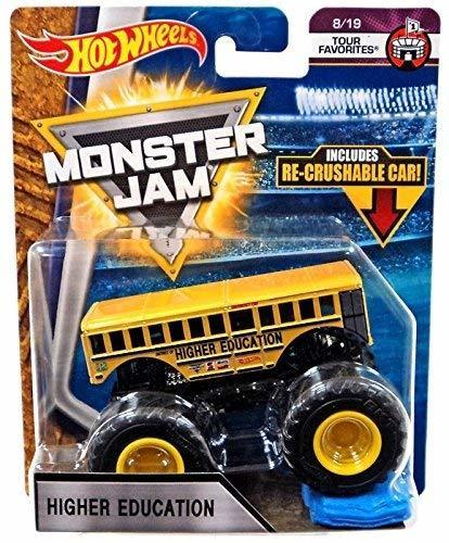 hot wheels school bus monster truck