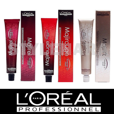 ★Loreal★ Majirel Majirouge Majilift Salon Professional Permanent Hair Color  Permanent Creme Hair Color *All Levels* color chart