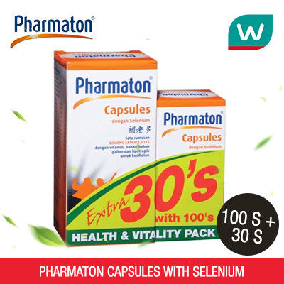 Capsules selenium pharmaton with Pharmaton Caplets