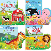 Flap Book : Under The Ocean/Dinosaur World/At The Farm/in The Jungle (Dreamland)