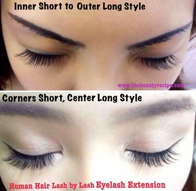 human hair eyelash extensions