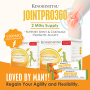 Kinohimitsu JointPro360 30s x 2 (2mth supply) - Reliefs Stiff/Joint pain 1500MG Glucosamine