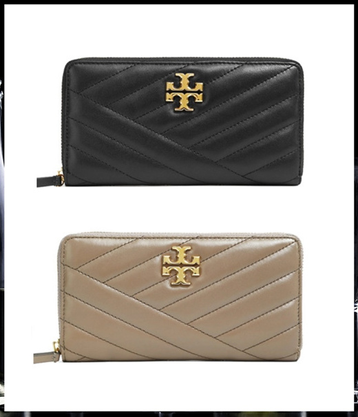 tory burch kira chevron zip continental wallet