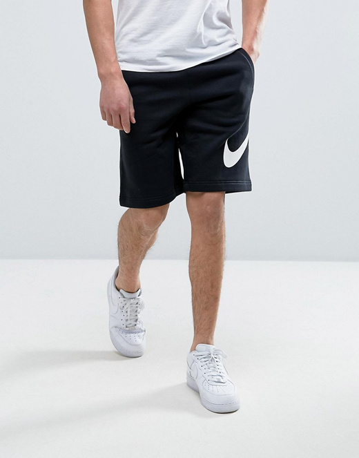 nike black jersey shorts