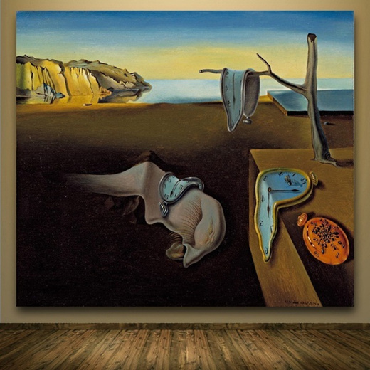 salvador dali paintings melting clocks