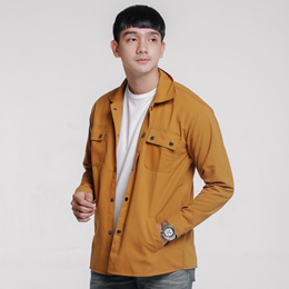 Mens Jacket Semi Parka_Trucker Jacket_Korean Style_Size M-XXL