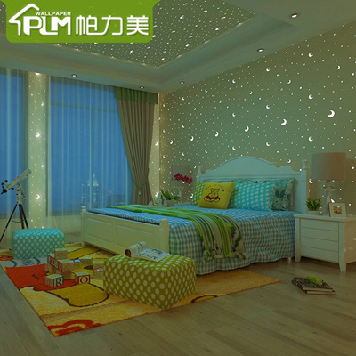 The 3d Luminous Star Boy Parry Wallpaper Children Room Ceiling Roof Girl Bedroom Wallpaper Slt 003 Y